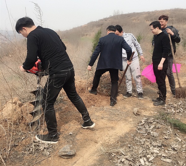 郑州市盐城商会开展“关爱自然,义务植树”志愿服务活动(图1) 郑州市盐城商会开展“关爱自然,义务植树”志愿服务活动(图1)