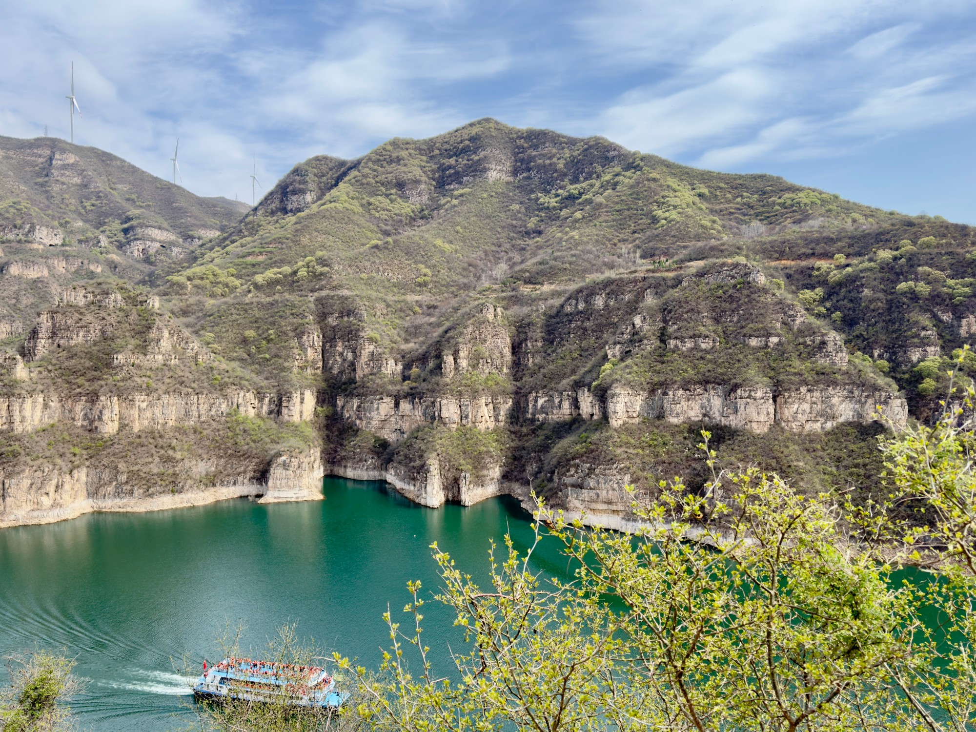 郑州延津商会赴济源黄河三峡开展党建活动及踏春之旅(图3)