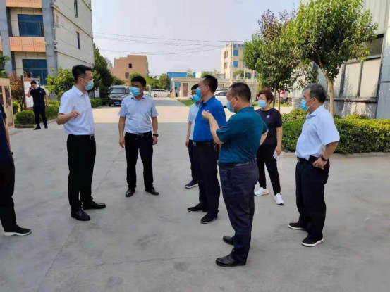 中牟县开展调研企业受灾情况(图1)