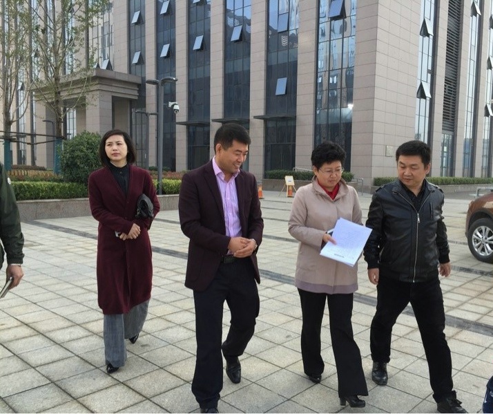 金水区委常委、统战部部长到新创客检查指导工作(图1)