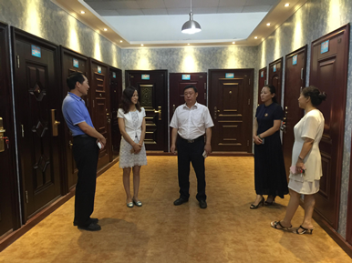 惠济区委常委统战部领导调研辖区工商联会员企业(图1)