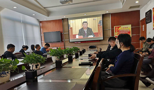 风云激荡四十年，管城区工商联及基层商会组织收看庆祝改革开放40周年大会直播(图6)