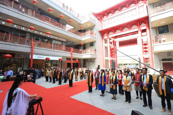 金岱产业集聚区国香茶城隆重举办己亥年清明茶会(图1)